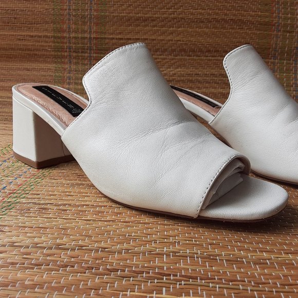 Steven by Steve Madden Bone Leather Open-Toe Shoes Size 8.5 Womens - Picture 2 of 7